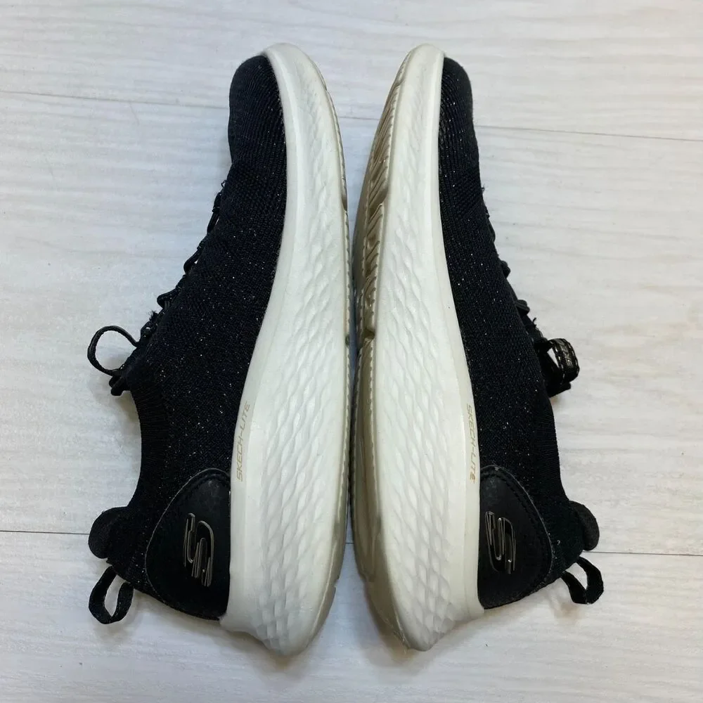 Skechers Skech-Lite‎ Pro Trainers Women's Size 6.5 Black Athletic Slip On Shoes